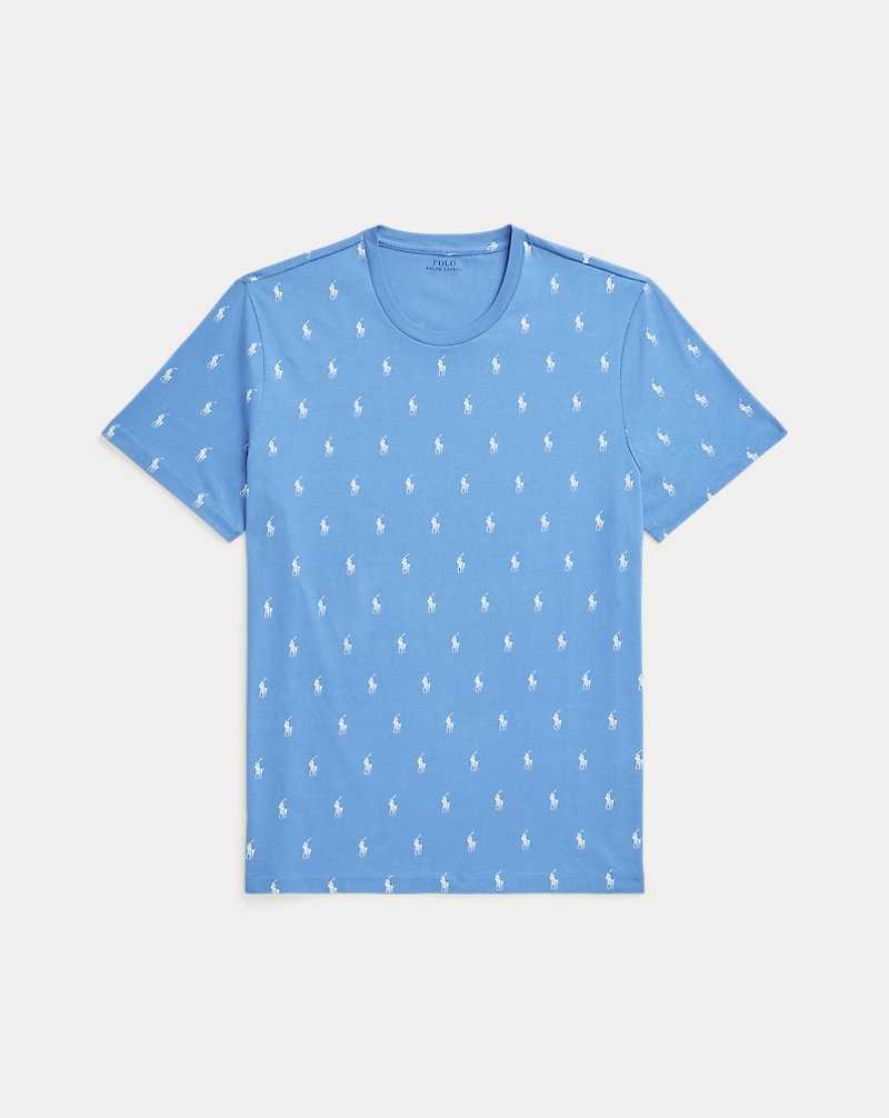 Ropa De Dormir Ralph Lauren Allover Pony Cotton Jersey Sleep Hombre Azules | CZTBVOQ-03 - vista 1