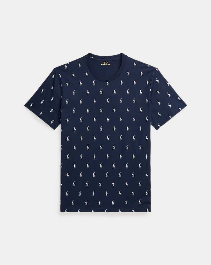 Ropa De Dormir Ralph Lauren Allover Pony Cotton Jersey Sleep Hombre Azul Marino | ACWHYFL-07 - vista 1