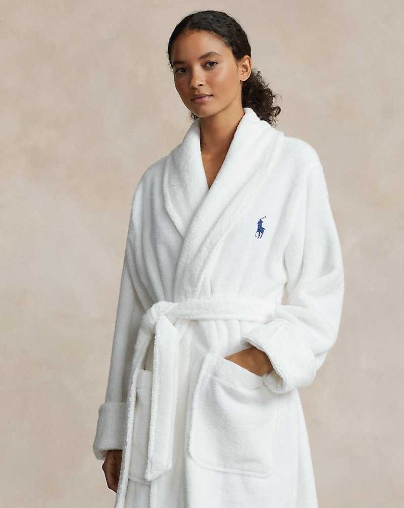 Ropa De Dormir Ralph Lauren Bear Robe Mujer Blancos | AOPLHGD-46 - vista 3