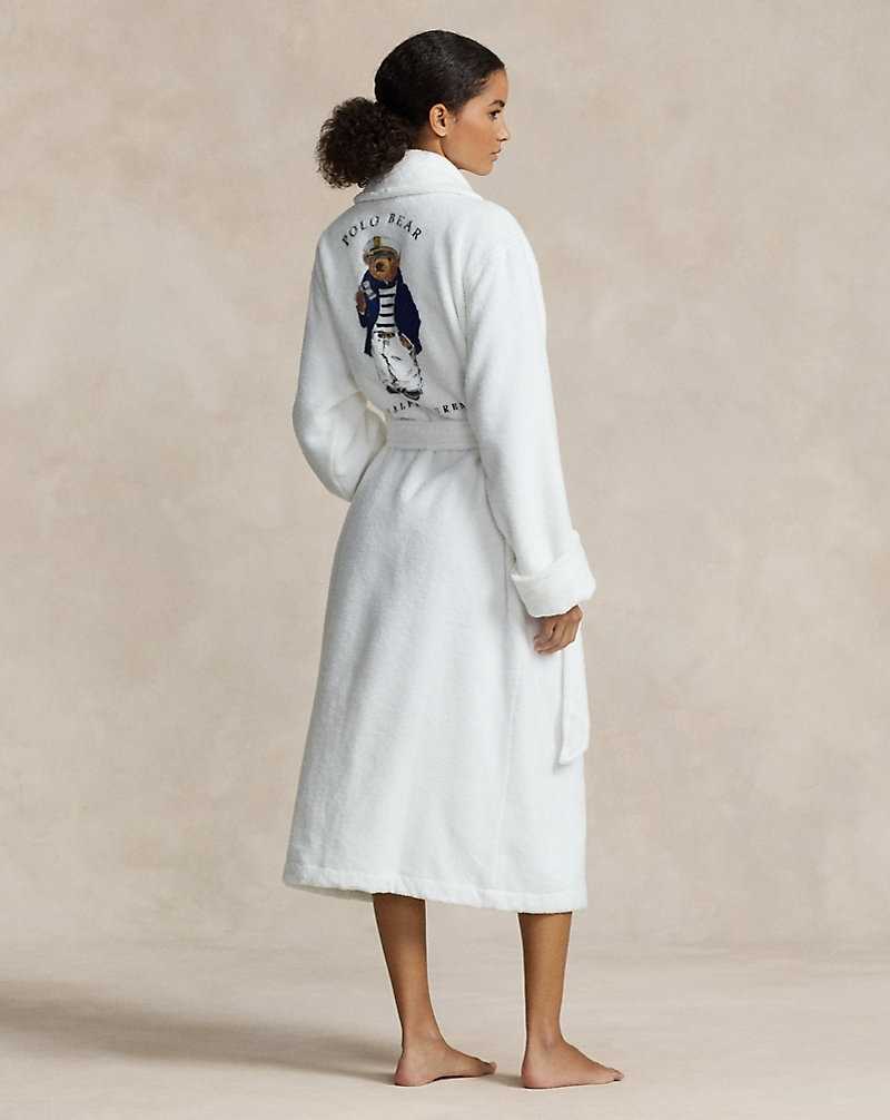 Ropa De Dormir Ralph Lauren Bear Robe Mujer Blancos | AOPLHGD-46 - vista 4