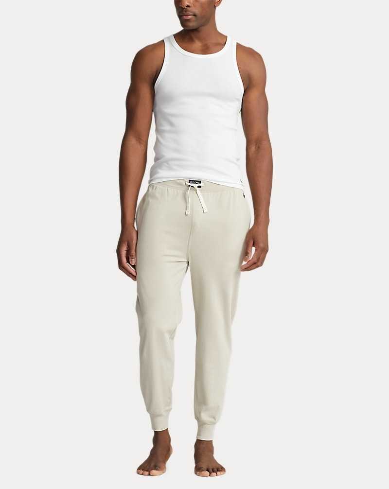 Ropa De Dormir Ralph Lauren Cotton Interlock Sleep Jogger Hombre Grises | BJRECGM-75 - vista 2