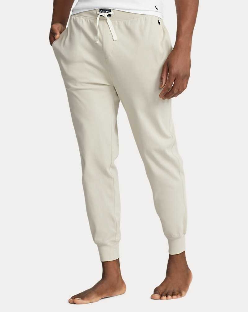 Ropa De Dormir Ralph Lauren Cotton Interlock Sleep Jogger Hombre Grises | BJRECGM-75 - vista 3