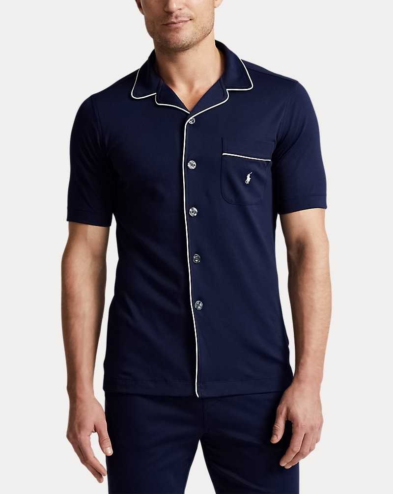 Ropa De Dormir Ralph Lauren Cotton Interlock Pyjama Set Hombre Azul Marino | TFHSMLP-04 - vista 3
