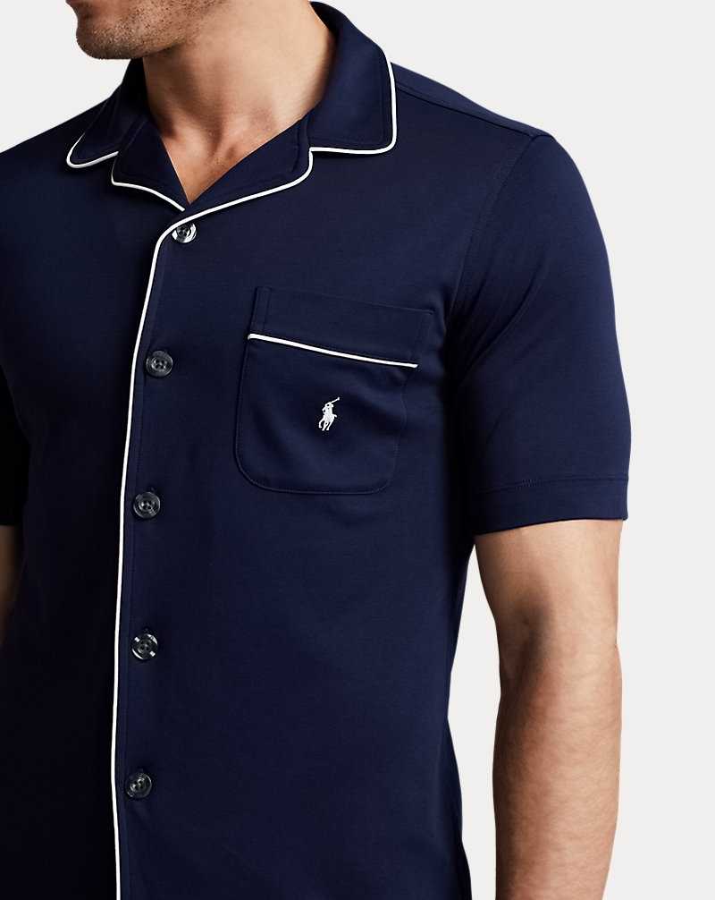 Ropa De Dormir Ralph Lauren Cotton Interlock Pyjama Set Hombre Azul Marino | TFHSMLP-04 - vista 5