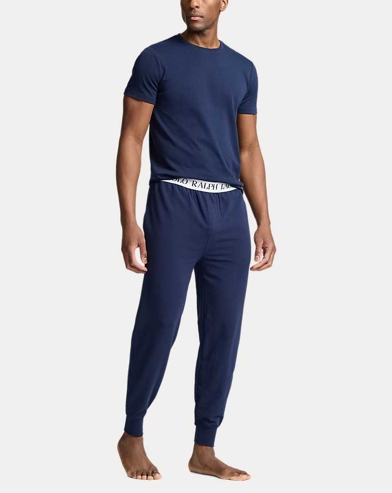 Ropa De Dormir Ralph Lauren Cotton Interlock Sleep Hombre Azul Marino | QELXIBY-81 - vista 2