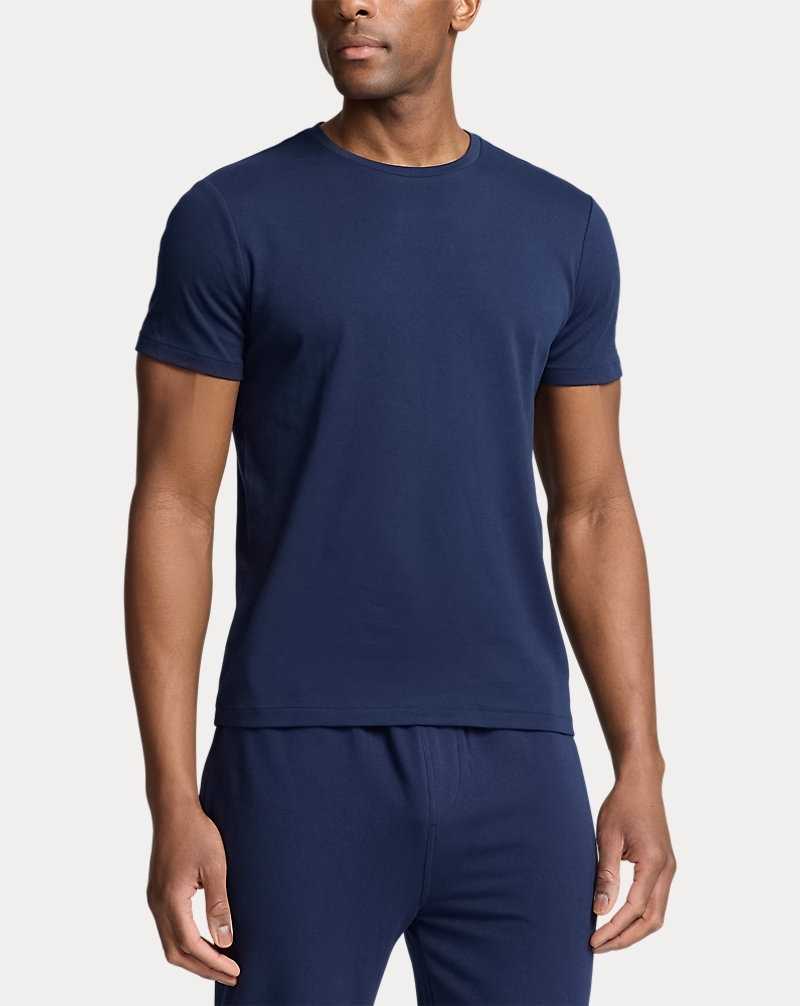 Ropa De Dormir Ralph Lauren Cotton Interlock Sleep Hombre Azul Marino | QELXIBY-81 - vista 3