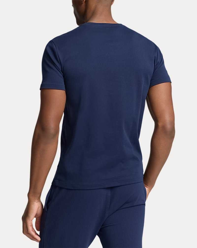 Ropa De Dormir Ralph Lauren Cotton Interlock Sleep Hombre Azul Marino | QELXIBY-81 - vista 4