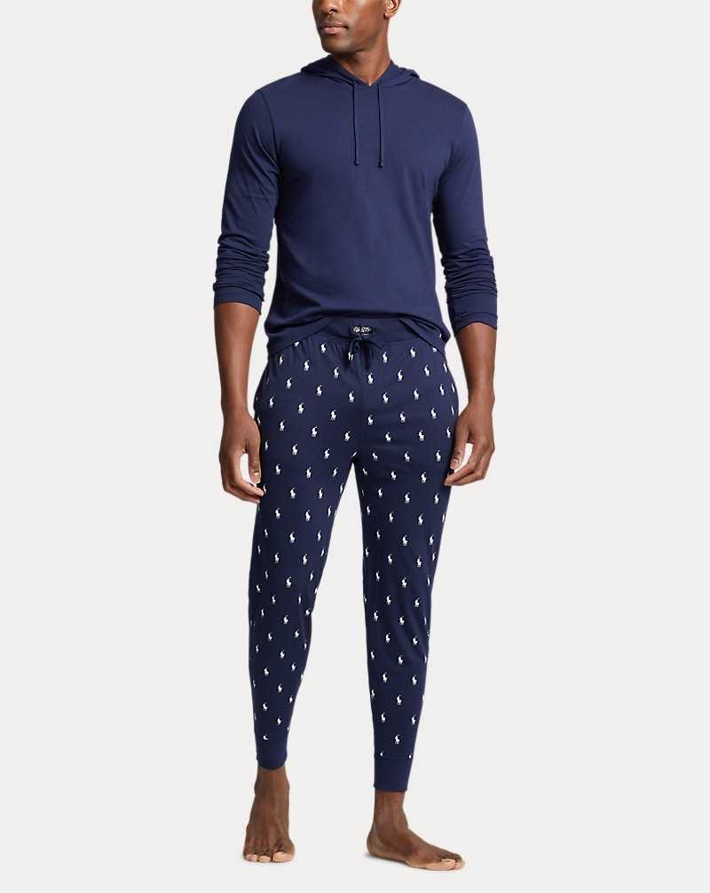 Ropa De Dormir Ralph Lauren Cotton Jersey Sleep Hombre Azul Marino | TWJGELR-51 - vista 2