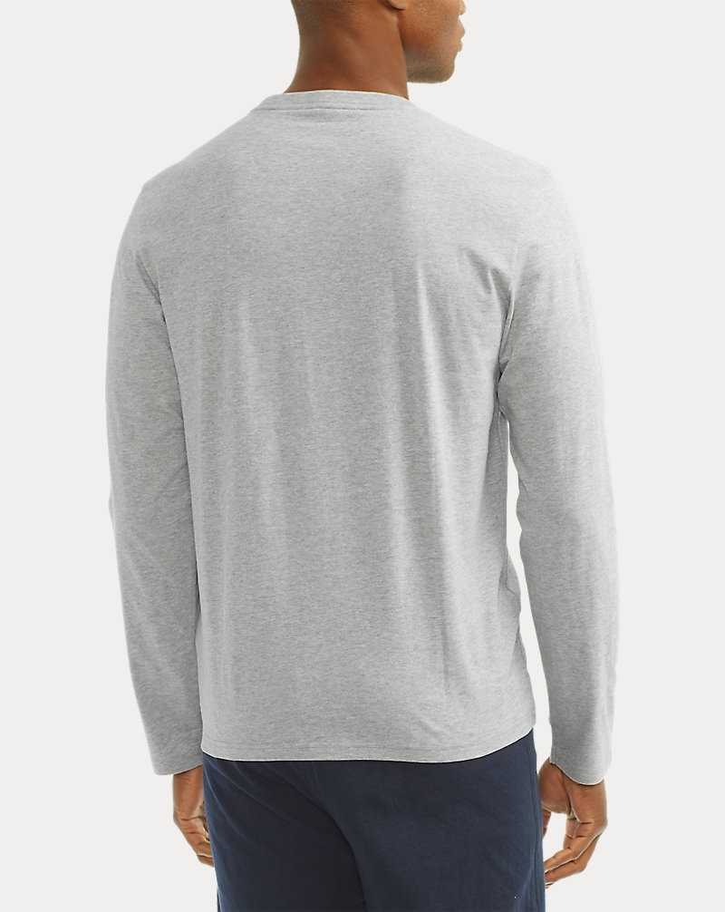 Ropa De Dormir Ralph Lauren Cotton Jersey Sleep Hombre Andover Heather | AFXHSQG-47 - vista 3