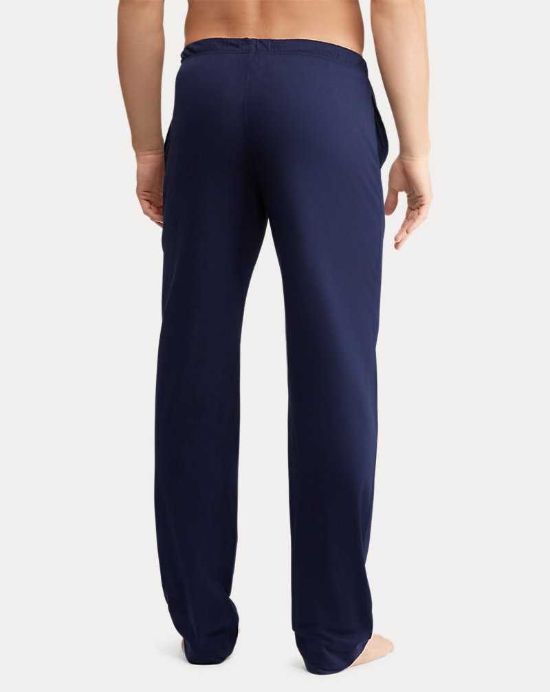 Ropa De Dormir Ralph Lauren Cotton Jersey Pyjama Hombre Azul Marino | SXMQEAH-41 - vista 3