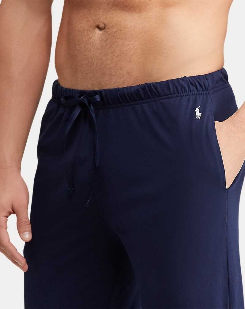 Ropa De Dormir Ralph Lauren Cotton Jersey Pyjama Hombre Azul Marino | SXMQEAH-41 - vista 4