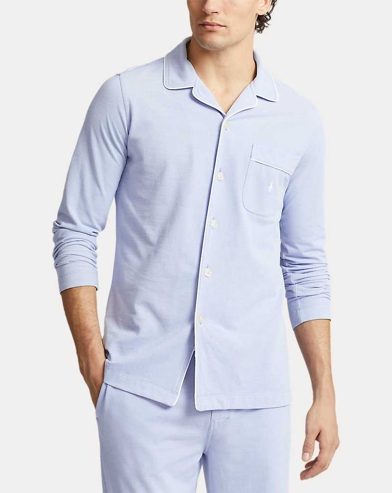 Ropa De Dormir Ralph Lauren Cotton Mesh Pyjama Set Hombre Azules | ODLNGAZ-74 - vista 3