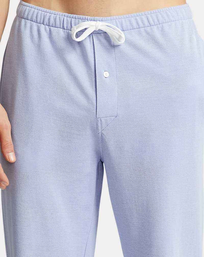 Ropa De Dormir Ralph Lauren Cotton Mesh Pyjama Set Hombre Azules | ODLNGAZ-74 - vista 5