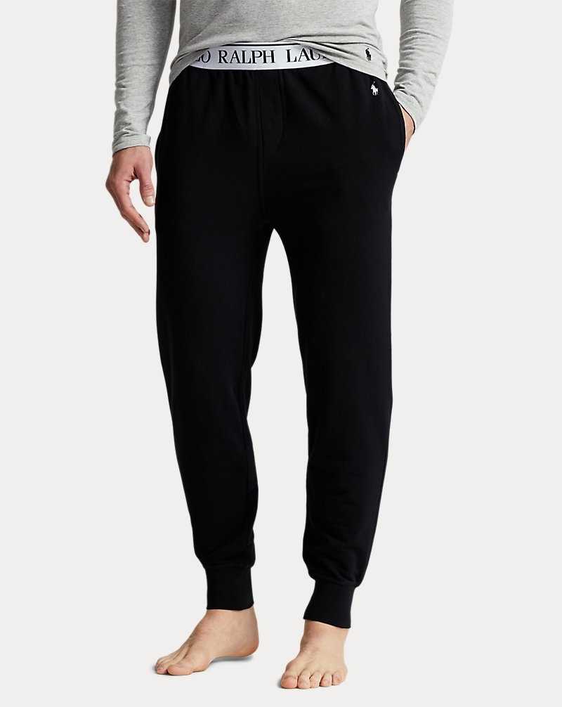 Ropa De Dormir Ralph Lauren French Terry Sleep Jogger Hombre Negros | OPRIVCX-78 - vista 3