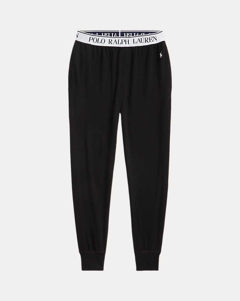 Ropa De Dormir Ralph Lauren French Terry Sleep Jogger Hombre Negros | OPRIVCX-78 - vista 1