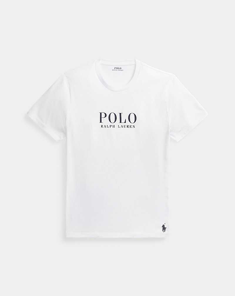 Ropa De Dormir Ralph Lauren Logo Cotton Jersey Sleep Hombre Blancos | OZDKFSY-68 - vista 1
