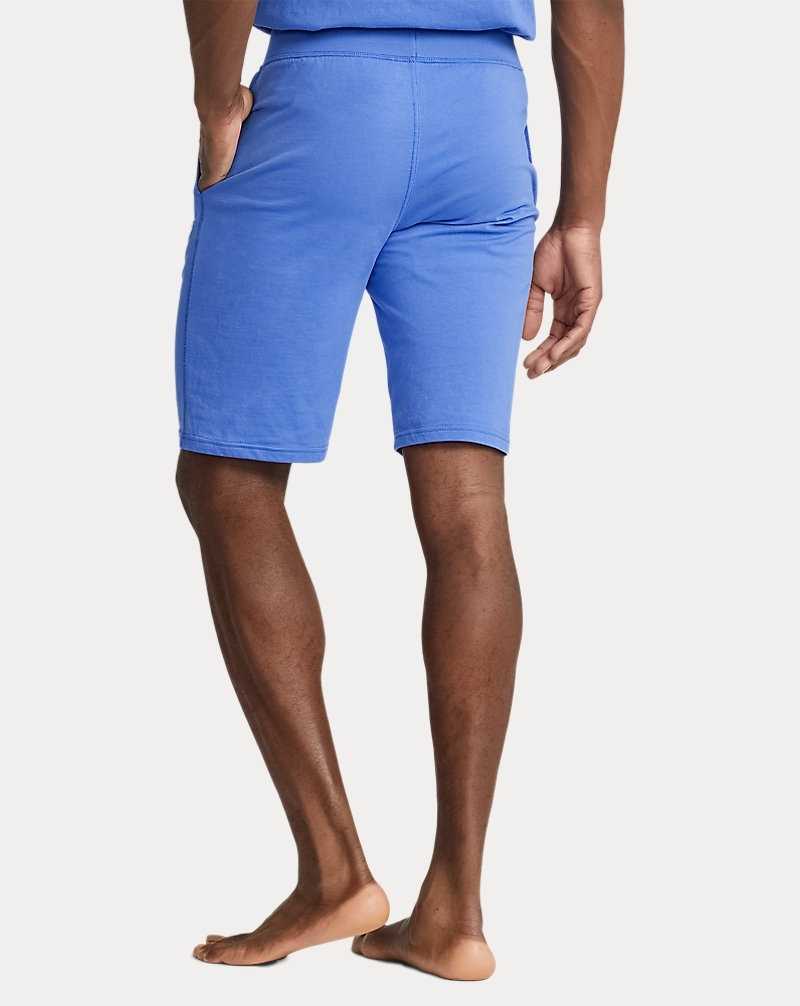Ropa De Dormir Ralph Lauren Slim Cotton Jersey Sleep Hombre Azules | IJHUZQE-48 - vista 4