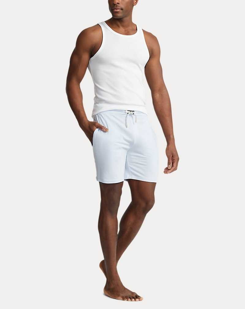Ropa De Dormir Ralph Lauren Slim Washed Jersey Sleep Hombre Azules | DEOPNBG-48 - vista 2