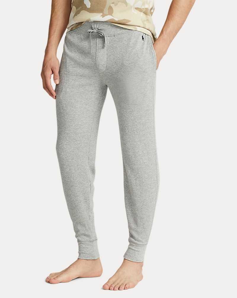 Ropa De Dormir Ralph Lauren Waffle-Knit Sleep Jogger Hombre Andover Heather | BPQTYUX-01 - vista 3