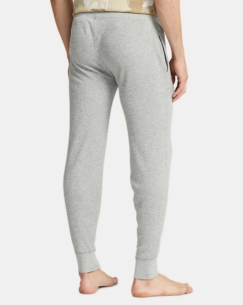 Ropa De Dormir Ralph Lauren Waffle-Knit Sleep Jogger Hombre Andover Heather | BPQTYUX-01 - vista 4