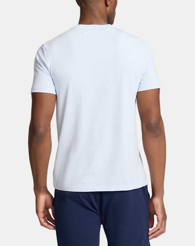 Ropa De Dormir Ralph Lauren Washed Jersey Sleep Hombre Azules | KYVAODE-61 - vista 3