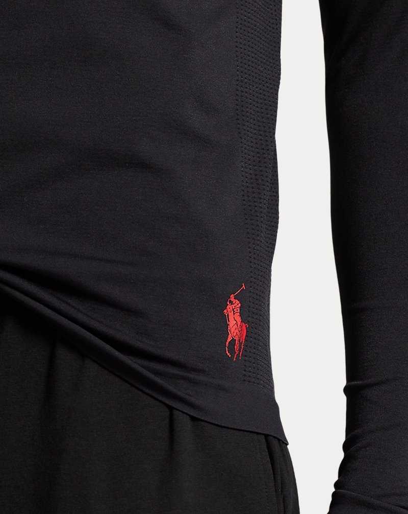 Ropa De Dormir Ralph Lauren Wicking Stretch Crewneck Undershirt Hombre Negros | FSAILHC-17 - vista 5