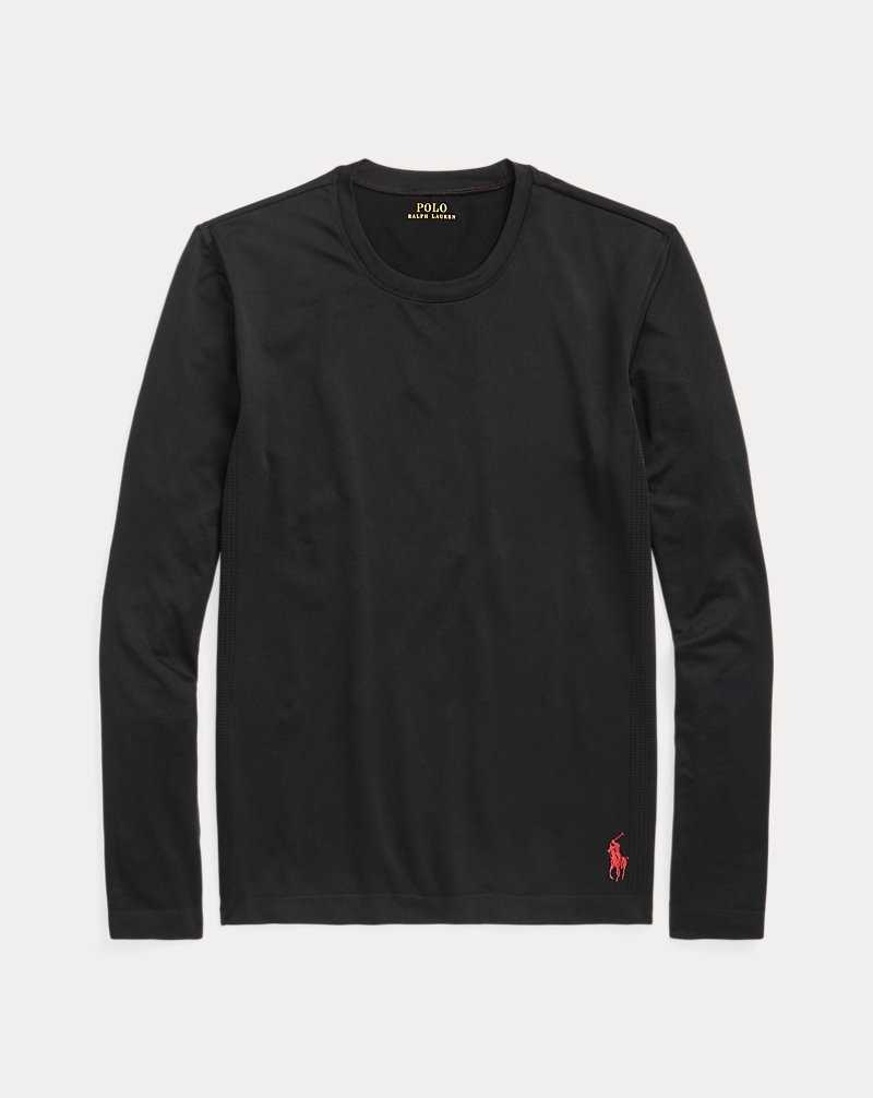 Ropa De Dormir Ralph Lauren Wicking Stretch Crewneck Undershirt Hombre Negros | FSAILHC-17 - vista 1