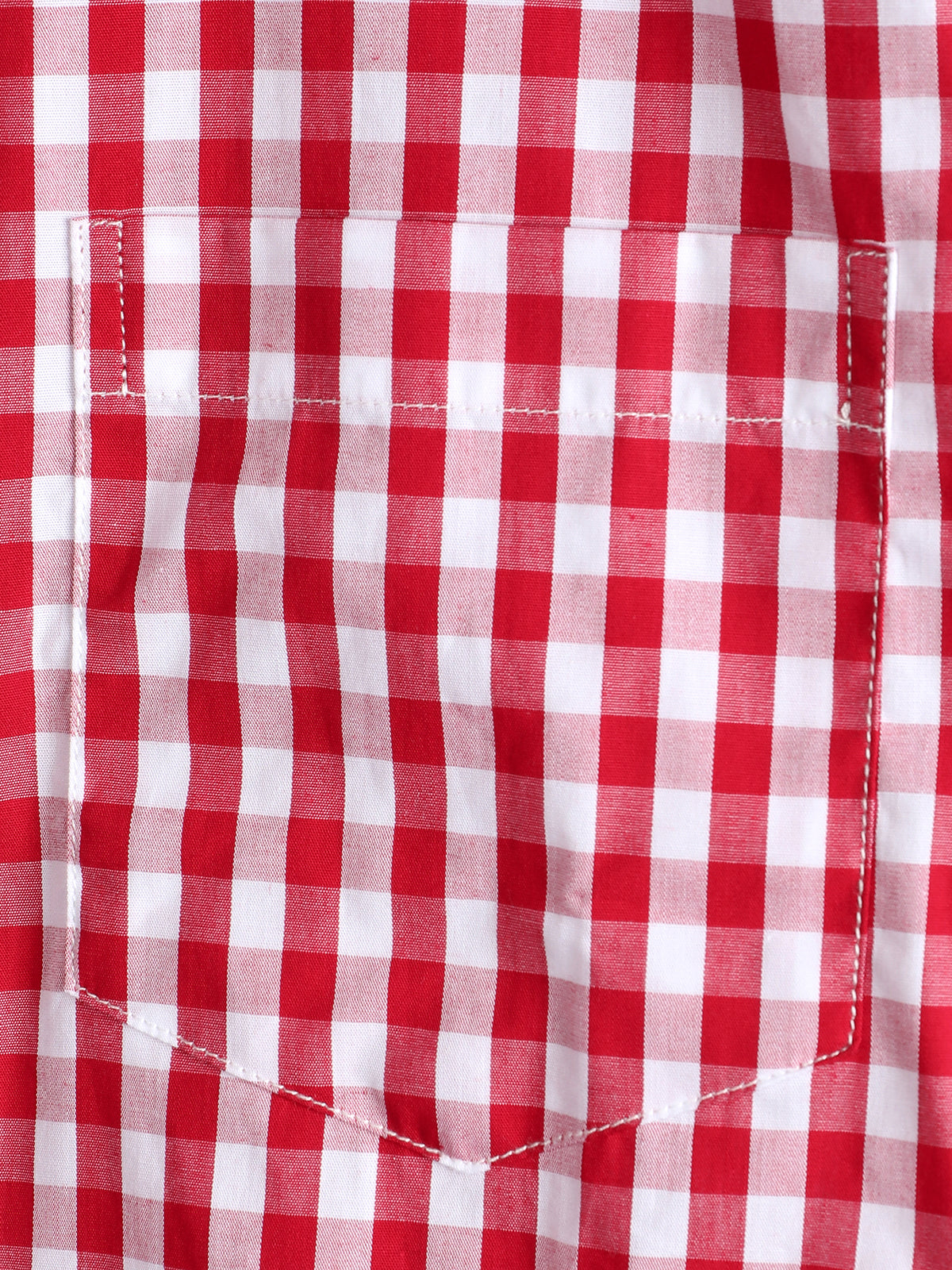Camisa a cuadros de algodón casual de color sólido Pocket Summer Holiday Button Up de manga corta para hombre