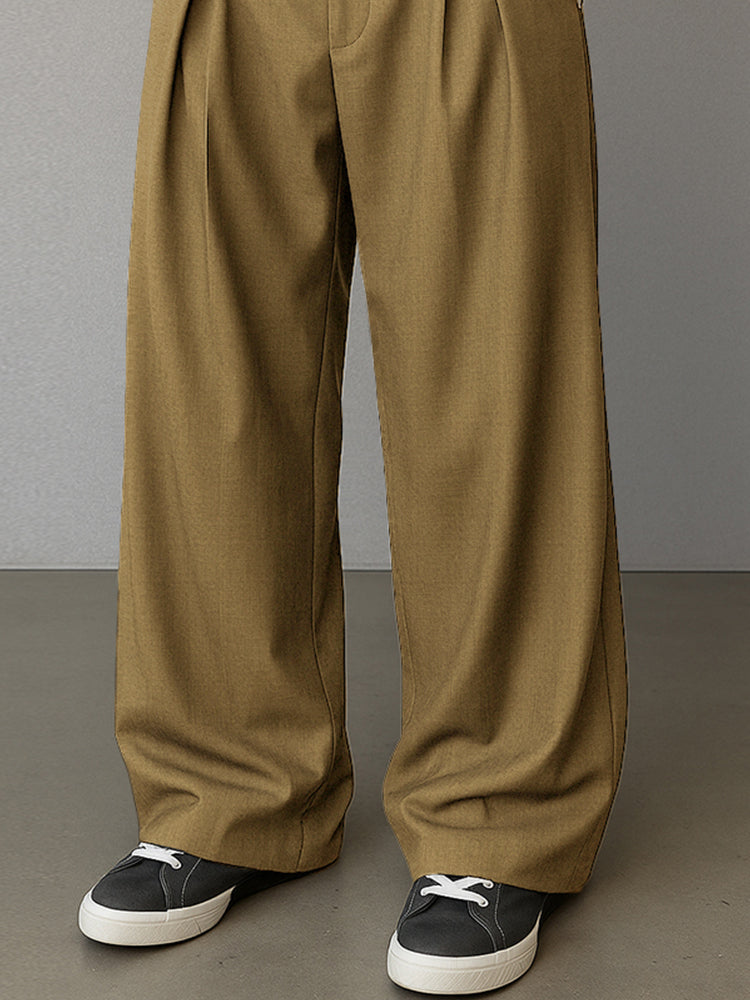 Pantalón Modern Contrast Trim Straight Cut