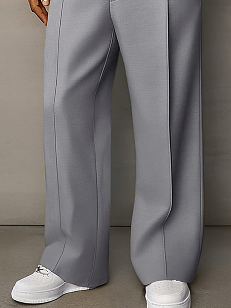 Pantalón casual Refined Button Detail Suit