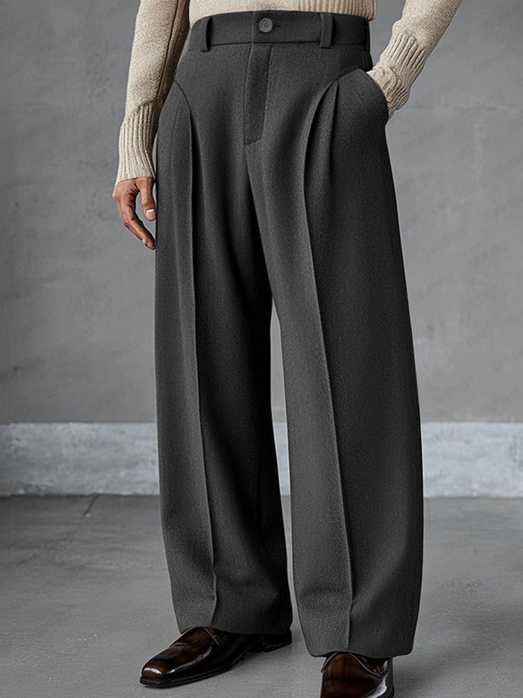Pantalón Premium Essential Wide-Leg