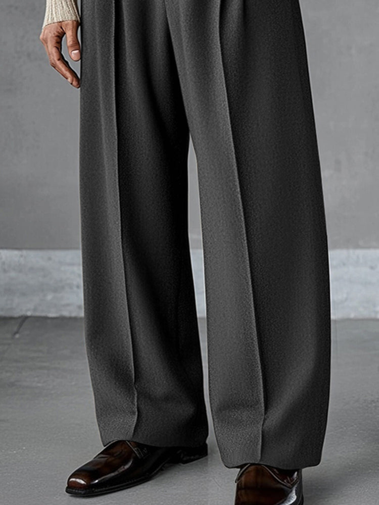Pantalón Premium Essential Wide-Leg