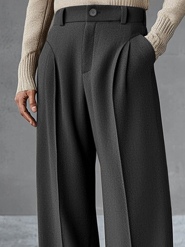 Pantalón Premium Essential Wide-Leg