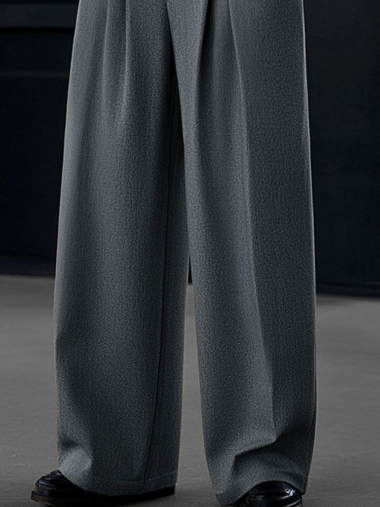 Pantalón casual Pleated Wide-Leg