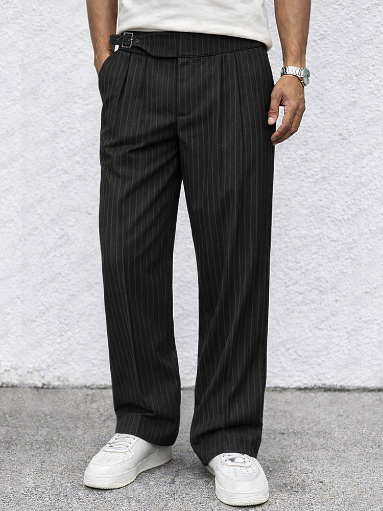 Pantalón Smart casual rayas Straight Leg