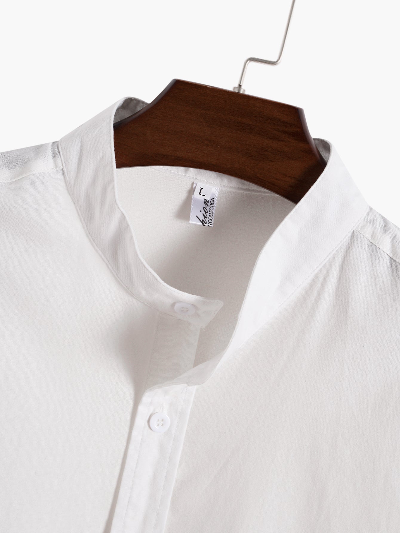 De lino Look transpirable de manga corta Basic camisas