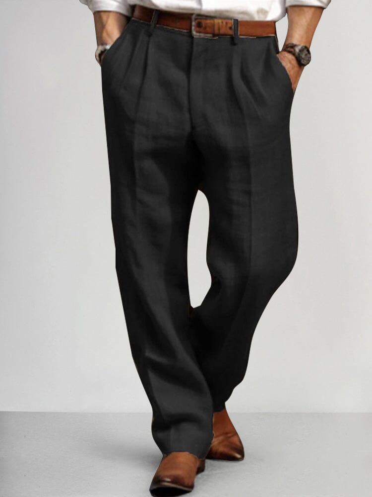 Pantalón Premium de algodón de lino Relax