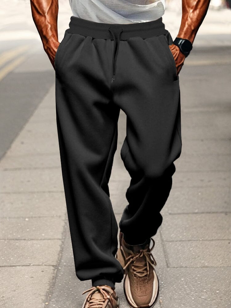 Casual Fleece Lined Sweatpantalón