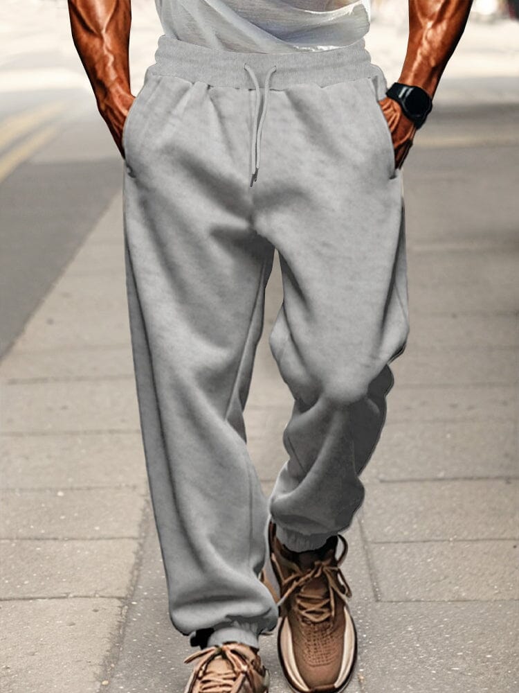 Casual Fleece Lined Sweatpantalón