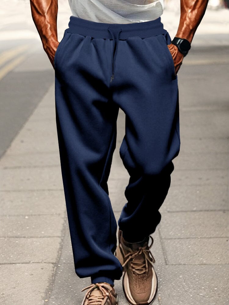 Casual Fleece Lined Sweatpantalón