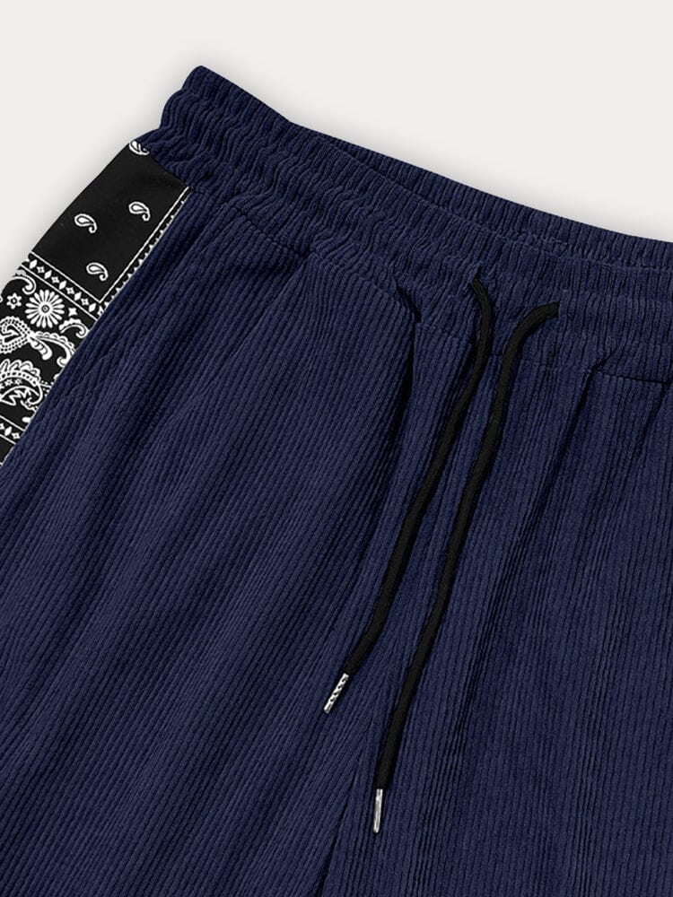 Pantalón elegante Paisley Side Corduroy Jogger