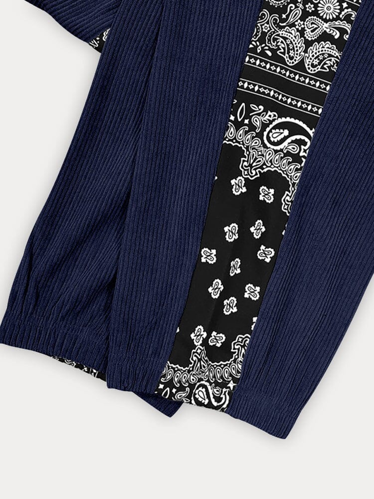 Pantalón elegante Paisley Side Corduroy Jogger