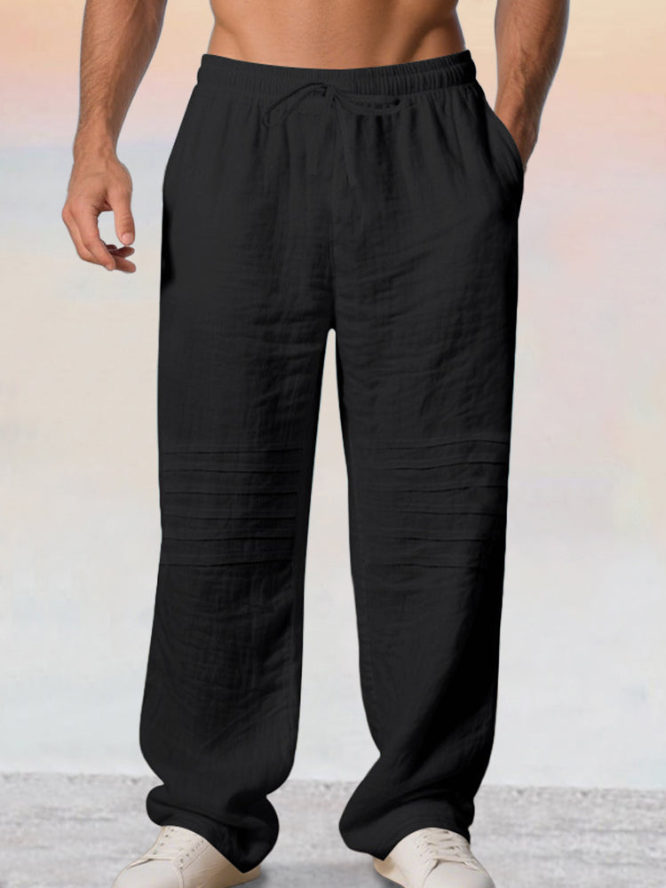 Pantalón casual 100% de algodón Drawstring Waist
