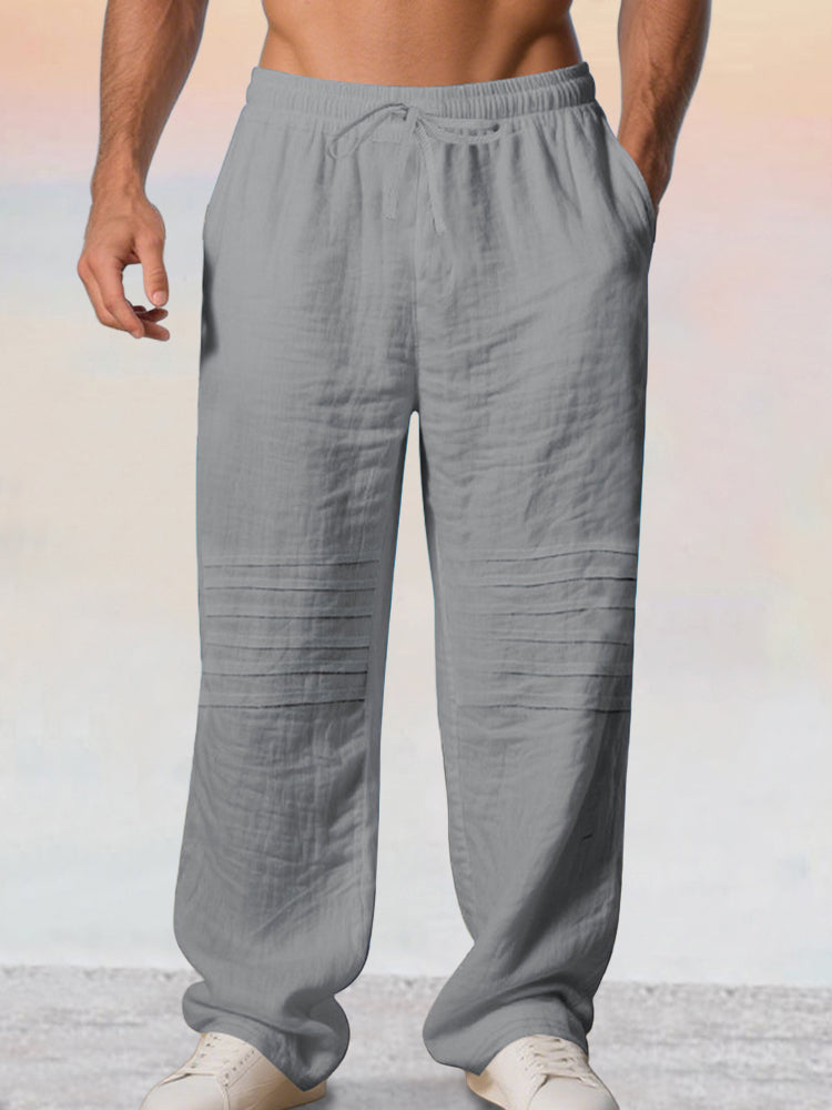 Pantalón casual 100% de algodón Drawstring Waist