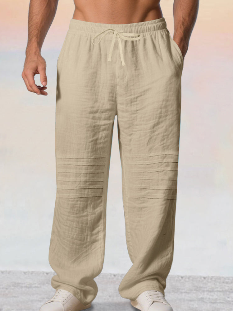Pantalón casual 100% de algodón Drawstring Waist