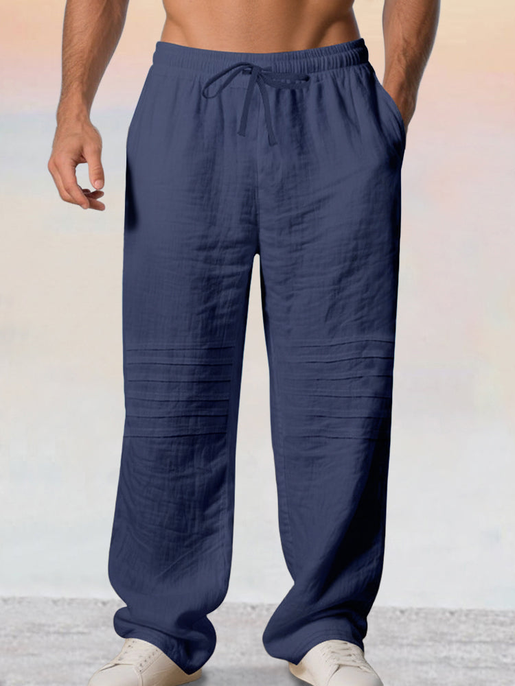 Pantalón casual 100% de algodón Drawstring Waist