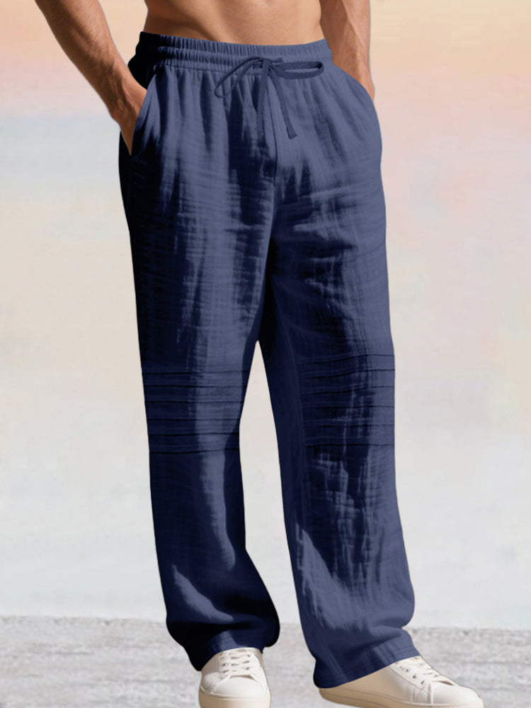 Pantalón casual 100% de algodón Drawstring Waist