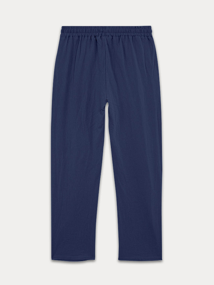 Pantalón casual 100% de algodón Drawstring Waist
