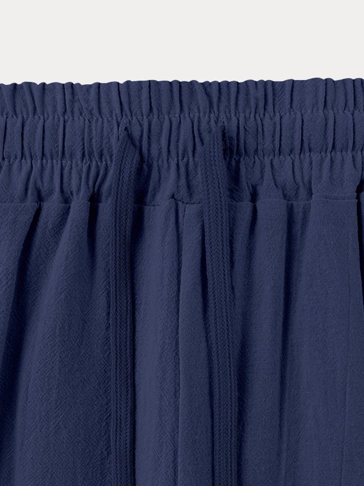 Pantalón casual 100% de algodón Drawstring Waist