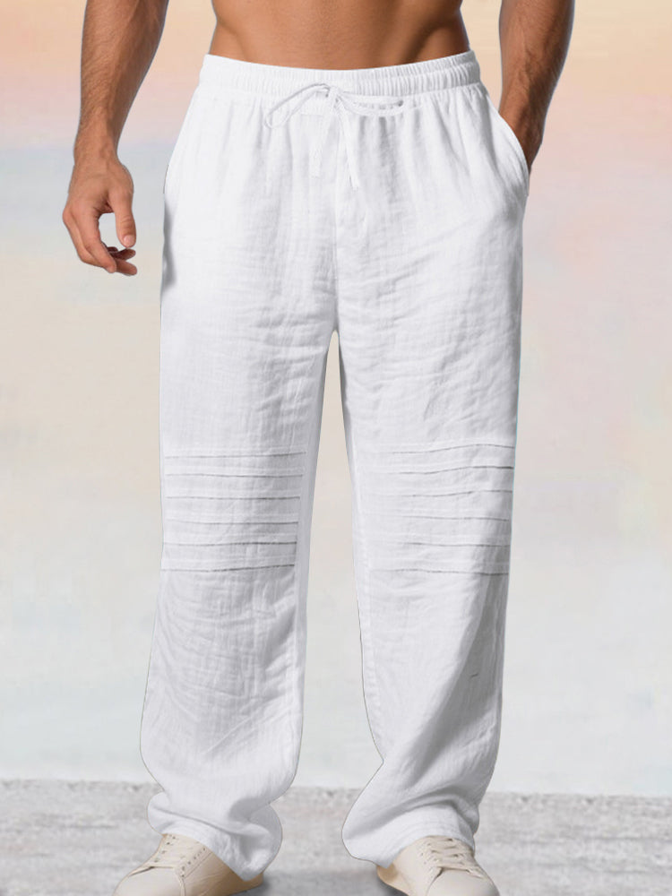 Pantalón casual 100% de algodón Drawstring Waist